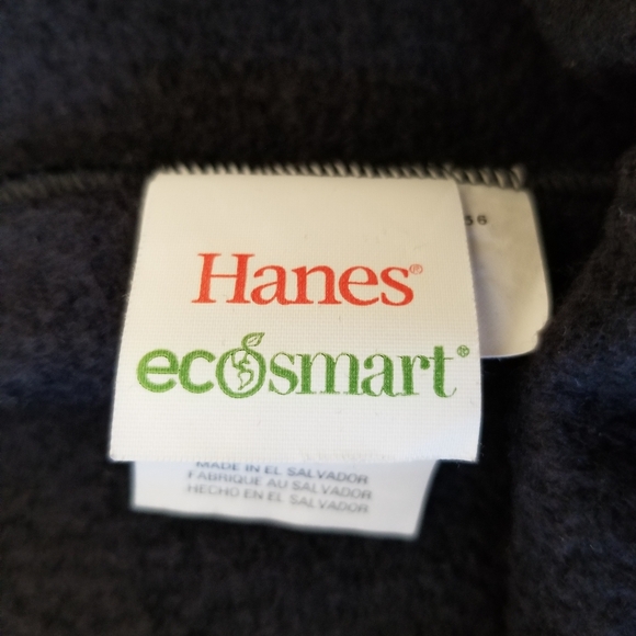 Pre-owned Hanes ecosmart blk. sweatpant. Size YL (14-16). 31"L - Picture 4 of 8